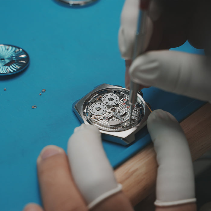 Sound Of Nature Big Date Ocean Blue Hammer Chiming Limited Edition Automatic Watch