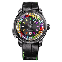 Casino Series Black Slots Machine Limited Edition Automatic Watch