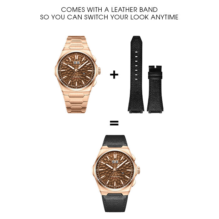 Sound Of Nature Big Date Rose Gold Hammer Chiming Limited Edition Automatic Watch