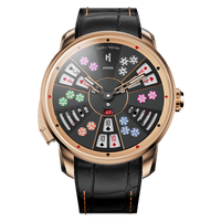 Casino Series Rose Gold Three Card Poker Automatic Watch