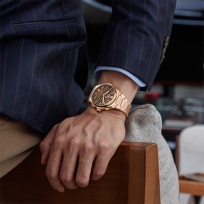 Sound Of Nature Big Date Rose Gold Hammer Chiming Limited Edition Automatic Watch