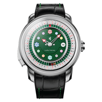 Casino Series Silver Poker Roulette Automatic Watch
