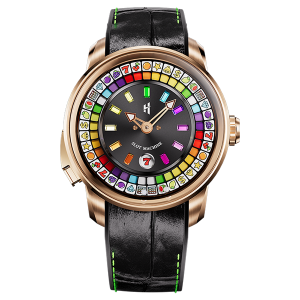 Casino Series Rose Gold Slots Machine Limited Edition Automatic Watch