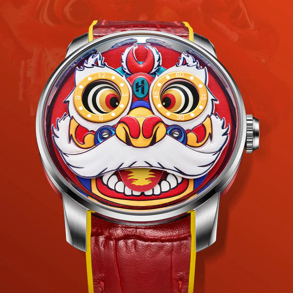 Fun Series Red Lion Dance Automatic Watch