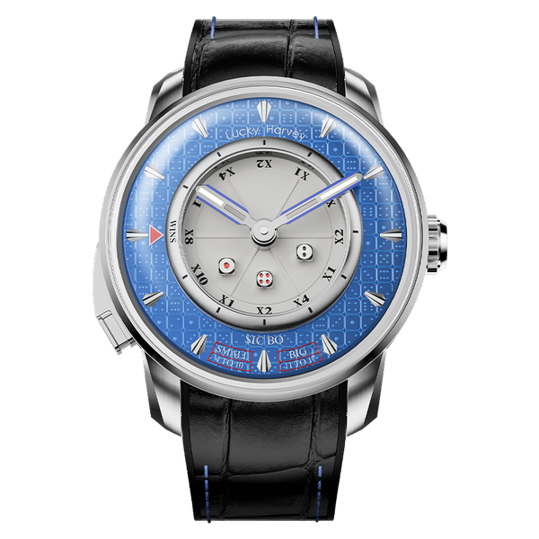 Casino Series Blue Sic Bo Automatic Watch