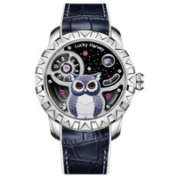 Fun Series Silver Owl Automatic Watch