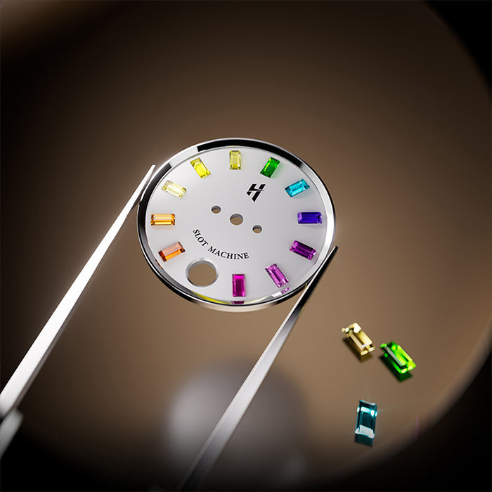 Casino Series Silver Slots Machine Limited Edition Automatic Watch