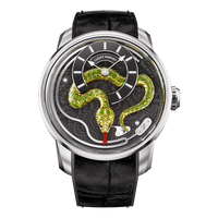 Craftmanship Series Silver Enamel Chiming Snake Limited Edition Automatic Watch