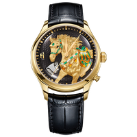 Craftmanship Series Gold Titanium Chiming Horse Limited Edition Automatic Watch