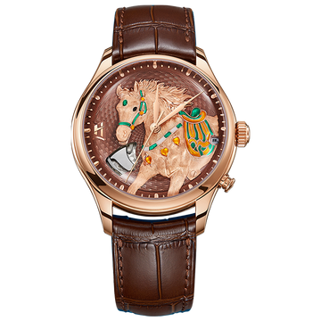 Craftmanship Series Rose Gold Titanium Chiming Horse Limited Edition Automatic Watch