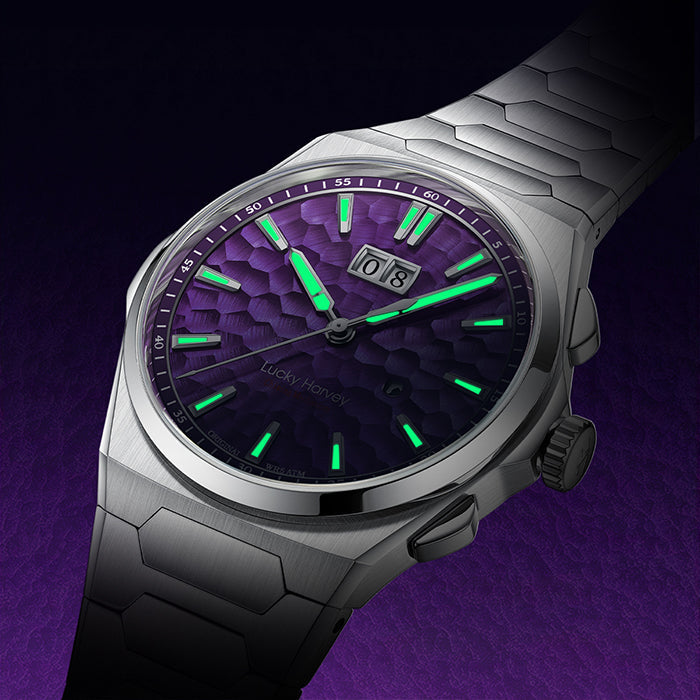 Sound Of Nature Big Date Purple Hammer Chiming Limited Edition Automatic Watch