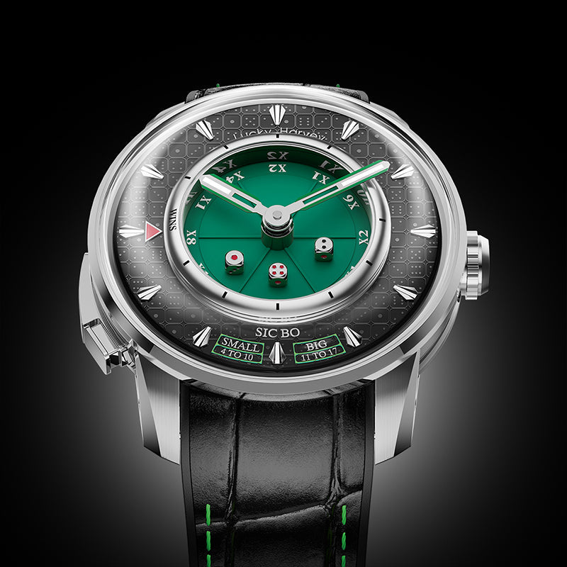 Casino Series Blue Sic Bo Automatic Watch