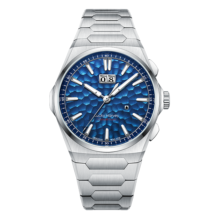 Sound Of Nature Big Date Ocean Blue Hammer Chiming Limited Edition Automatic Watch