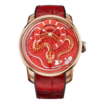 Craftmanship Series Red Enamel Chiming Snake Limited Edition Automatic Watch
