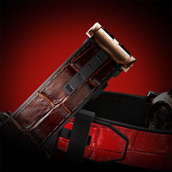 Craftmanship Series Rose Gold Enamel Chiming Snake Limited Edition Automatic Watch