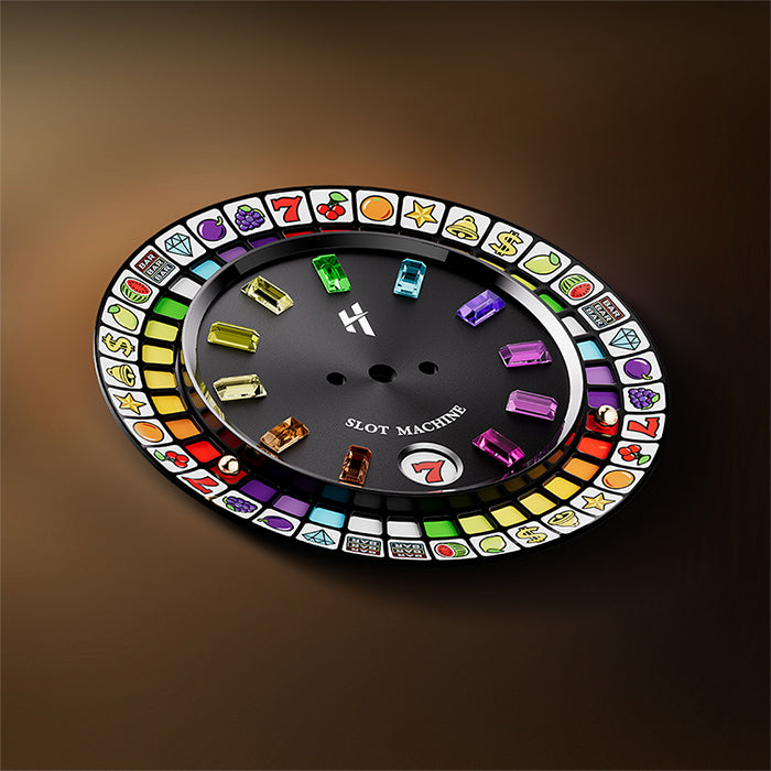 Casino Series Black Slots Machine Limited Edition Automatic Watch
